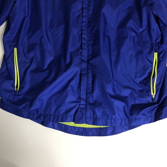 Starter Mens Windbreaker Jacket Size Large Blue Full Zip G122 - Picture 4 of 5